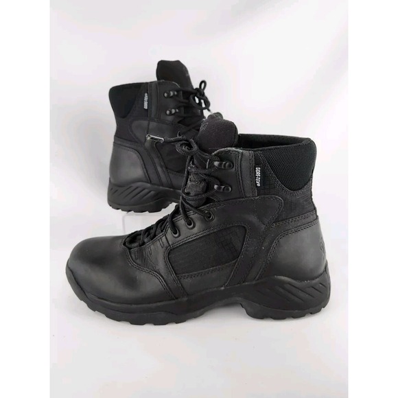 DANNER Boots Kinetic 6" GTX Mens Size 10 Black‎ Leather GORE-TEX Combat Outdoor - Picture 1 of 16